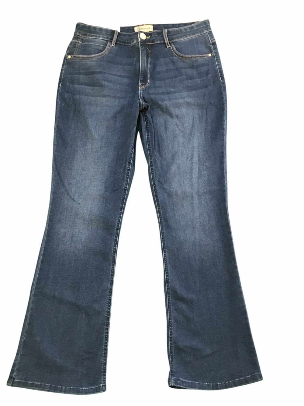 NWT Democracy High Rise Slim Bootcut Jeans Women’s Size 16 Medium Wash